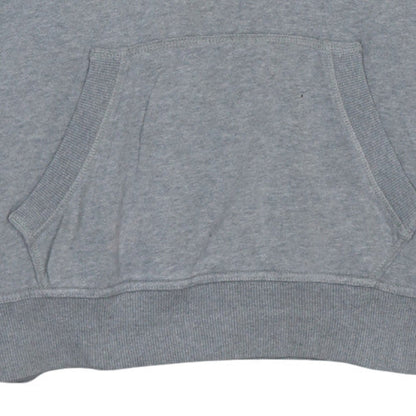 Timberland Men's Grey Pullover Hoodie L Logo Fleece Sweatshirt