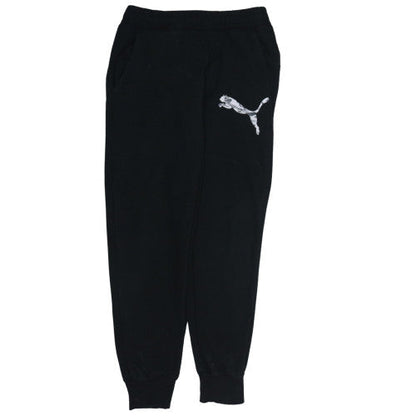 Puma Women's Black Jogger Sweatpants S Fleece Comfort Trousers