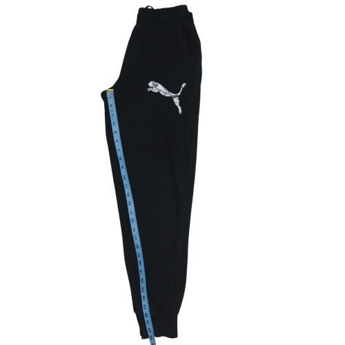 Puma Women's Black Jogger Sweatpants S Fleece Comfort Trousers