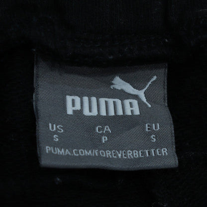 Puma Women's Black Jogger Sweatpants S Fleece Comfort Trousers