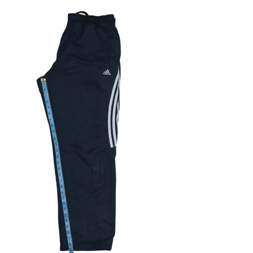 Adidas Men's Blue Track Pants M Regular Fit Activewear Trousers