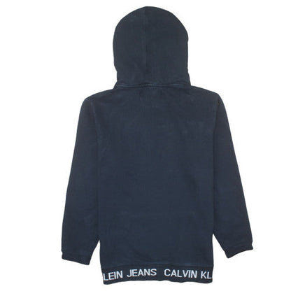 Calvin Klein Jeans Womens Black Cotton Pullover Hoodie M