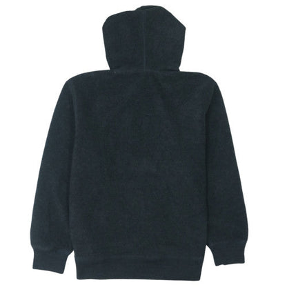 GAP Boys Black Hooded Pullover Sweatshirt 12-13 Years Fleece Logo