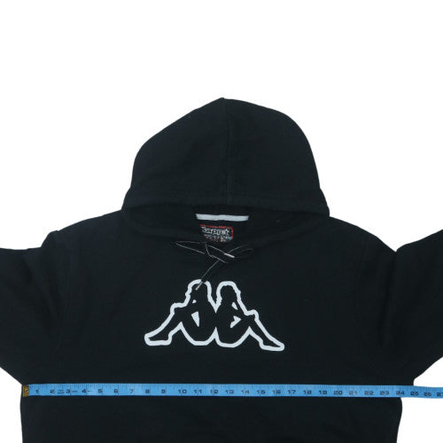 Kappa Men's Black XL Pullover Hoodie with Logo Graphic