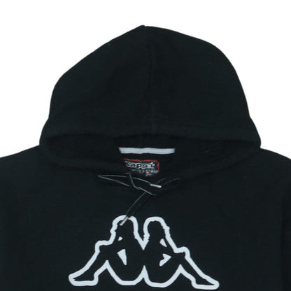 Kappa Men's Black XL Pullover Hoodie with Logo Graphic