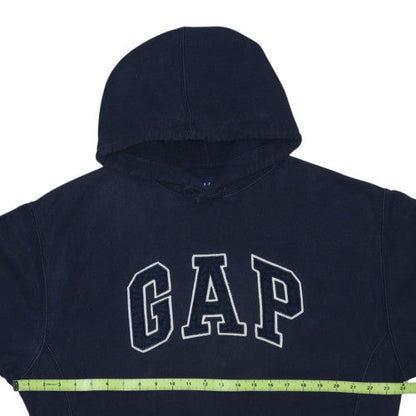 GAP Men’s Navy Blue Pullover Hoodie Small Logo Fleece Sweatshirt