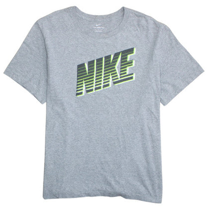 Nike Men's Grey Graphic Logo Crew Neck T-Shirt XL