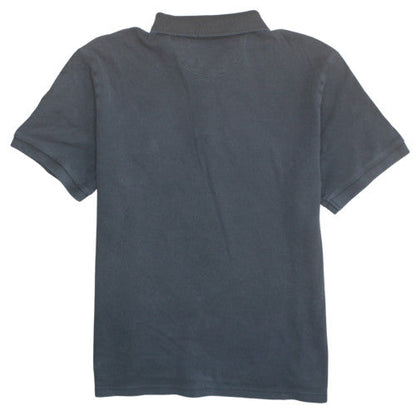 Chaps Men's Black Cotton Short Sleeve Polo Shirt XL