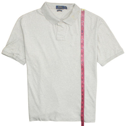 Ralph Lauren Men's Beige Cotton Polo Shirt Size M Classic Fit