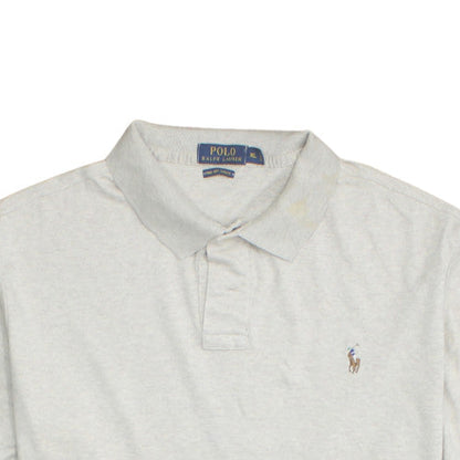 Ralph Lauren Men's Beige Cotton Polo Shirt Size M Classic Fit
