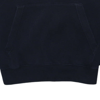 Nike Womens Black Medium Pullover Hoodie with Logo Print