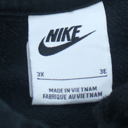 Nike Men's Black 3XL Full Zip Hoodie Fleece Sportswear