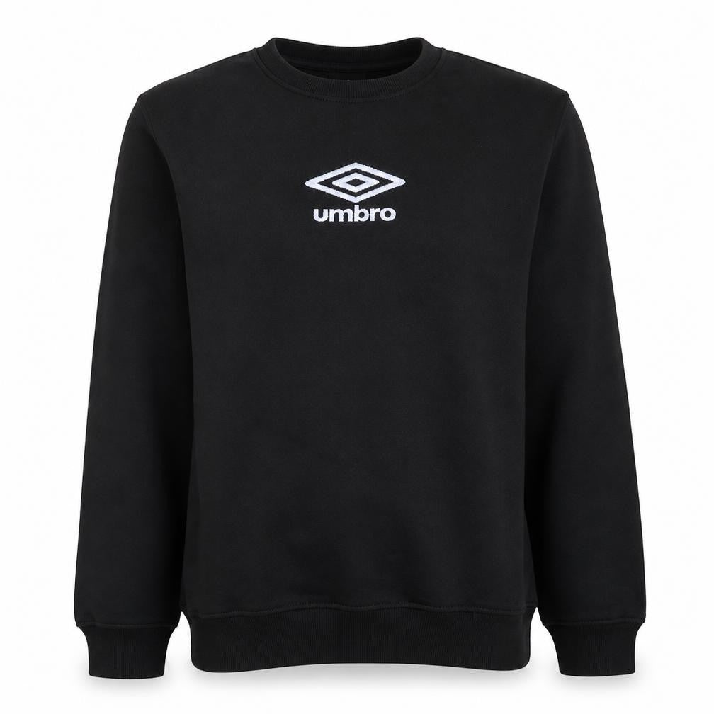 Umbro Men's Black Crew Neck Pullover Sweatshirt Size L