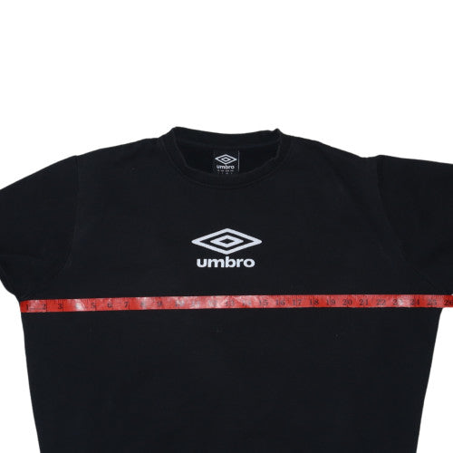 Umbro Men's Black Crew Neck Pullover Sweatshirt Size L