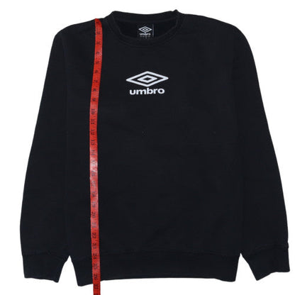 Umbro Men's Black Crew Neck Pullover Sweatshirt Size L