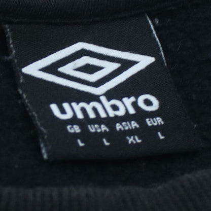 Umbro Men's Black Crew Neck Pullover Sweatshirt Size L