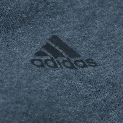 Adidas Men's Blue Pullover Hoodie Size M Fleece Sportswear