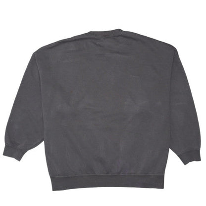 Nike Womens Grey L Crew Neck Pullover Sweatshirt