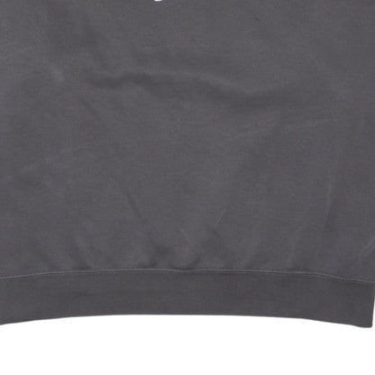 Nike Womens Grey L Crew Neck Pullover Sweatshirt