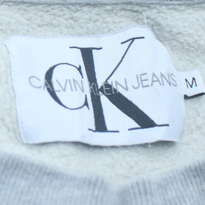 Calvin Klein Jeans Men's Grey Crew Neck Pullover Sweatshirt M
