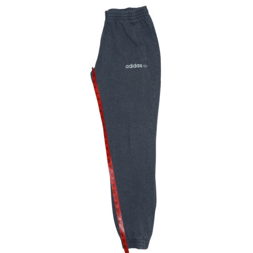 Adidas Mens Grey Sweatpants M Casual Fleece Logo Elastic Waist