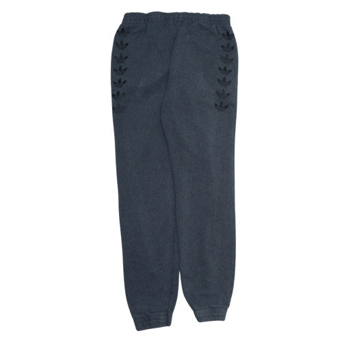 Adidas Mens Grey Sweatpants M Casual Fleece Logo Elastic Waist