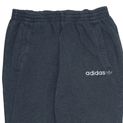 Adidas Mens Grey Sweatpants M Casual Fleece Logo Elastic Waist