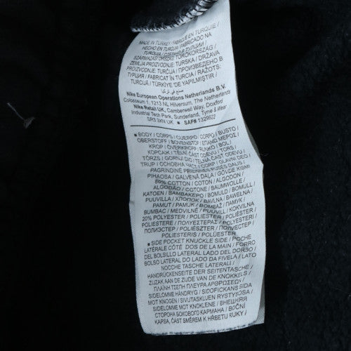Nike Men Black Cargo Jogger Fleece Trousers M Regular Fit