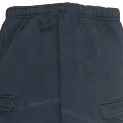 Nike Men Black Cargo Jogger Fleece Trousers M Regular Fit