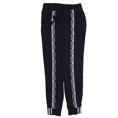 Adidas Womens Black Jogger Sweatpants Size 8 Cotton Blend
