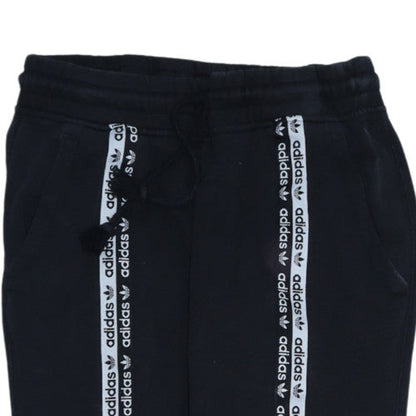 Adidas Womens Black Jogger Sweatpants Size 8 Cotton Blend