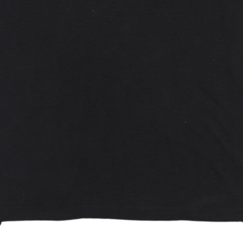 Adidas Men's Black XL Sports Jersey Cotton Crew Neck T-Shirt