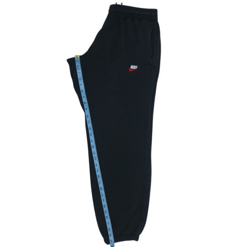 Nike Mens Black Fleece Sweatpants Regular Fit Sports Trousers M