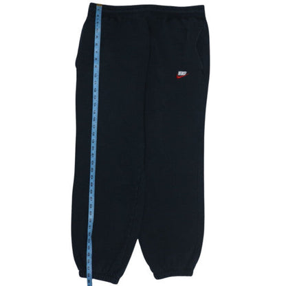 Nike Mens Black Fleece Sweatpants Regular Fit Sports Trousers M