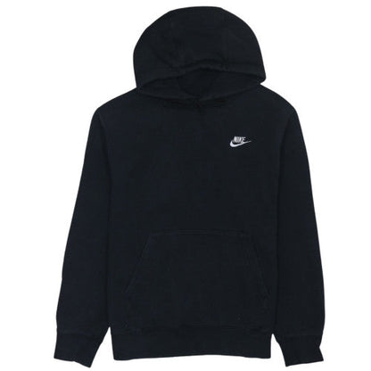 Nike Men's Black Pullover Hoodie M Regular Fit Fleece Sweatshirt