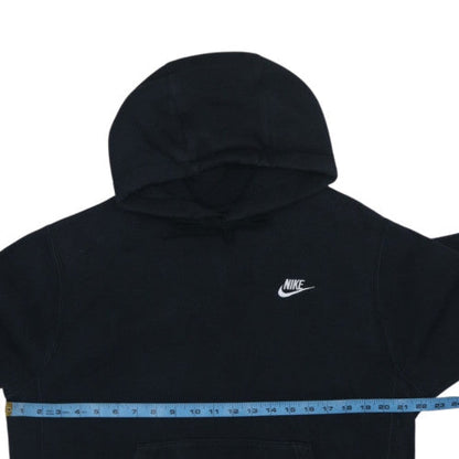 Nike Men's Black Pullover Hoodie M Regular Fit Fleece Sweatshirt