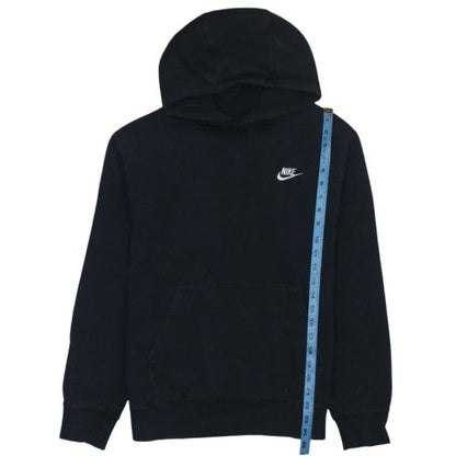 Nike Men's Black Pullover Hoodie M Regular Fit Fleece Sweatshirt