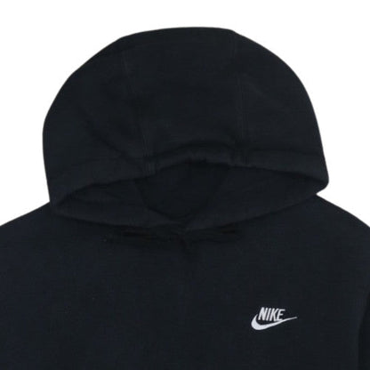 Nike Men's Black Pullover Hoodie M Regular Fit Fleece Sweatshirt