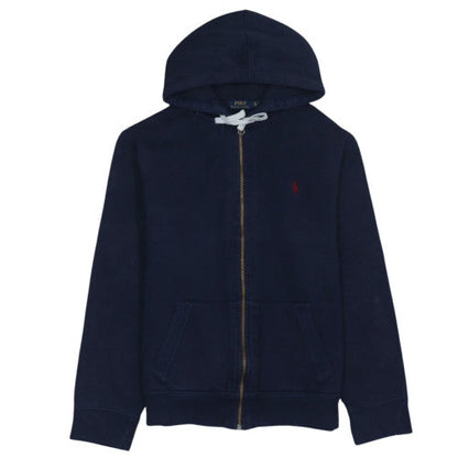 Ralph Lauren Men's Blue Full Zip Hoodie XL Cotton Blend