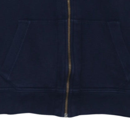 Ralph Lauren Men's Blue Full Zip Hoodie XL Cotton Blend