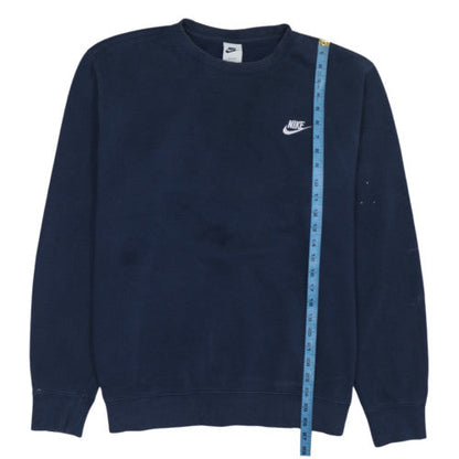Nike Men's Blue Crew Neck Pullover Sweatshirt L Regular Fit