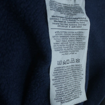 Nike Men's Blue Crew Neck Pullover Sweatshirt L Regular Fit