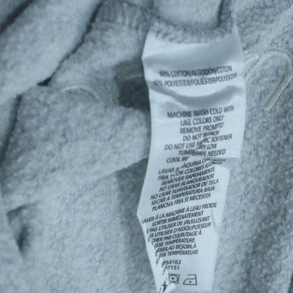 Calvin Klein Women’s Grey Pullover Hoodie Large Cotton Blend