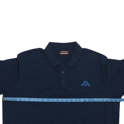 Kappa Men's Blue 3XL Polo Shirt 100% Cotton Regular Fit