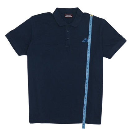 Kappa Men's Blue 3XL Polo Shirt 100% Cotton Regular Fit