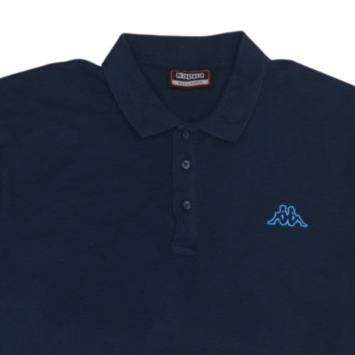 Kappa Men's Blue 3XL Polo Shirt 100% Cotton Regular Fit