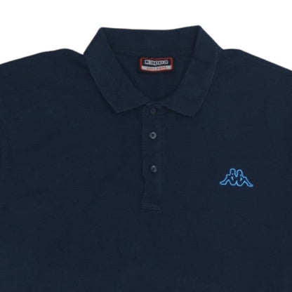 Kappa Men's Blue 3XL Polo Shirt 100% Cotton Regular Fit