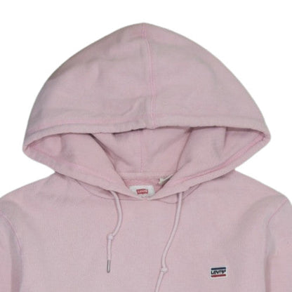 Levi's Women's Pink Pullover Hoodie Small Cotton Blend Casual