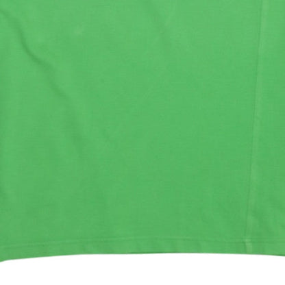 Kappa Men's Green Colourblock 3XL Football Polo Shirt