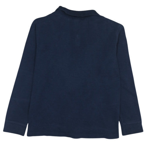 Ralph Lauren Men's Blue 1/2 Zip Cotton Sweatshirt Size M